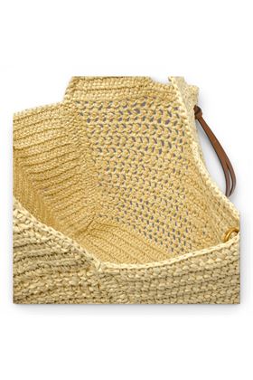 Borsa Gianni Chiarini in paglia crochet colore naturale. GIANNI CHIARINI | 11953-CORDA